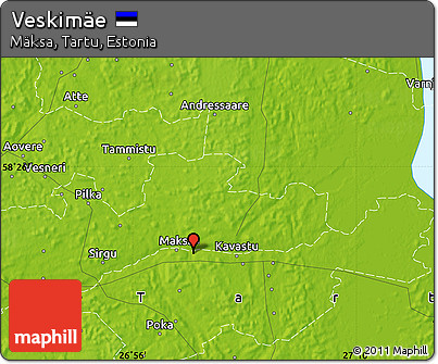 Physical Map of Veskimäe