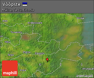 Satellite Map of Võõpste