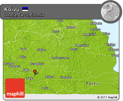 Physical Panoramic Map of Kõivu