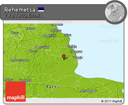 Physical Panoramic Map of Rehemetsa