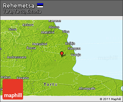 Physical Panoramic Map of Rehemetsa