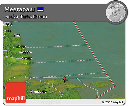 Satellite Panoramic Map of Meerapalu