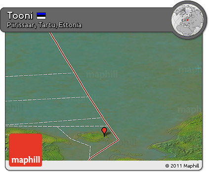 Satellite Panoramic Map of Tooni