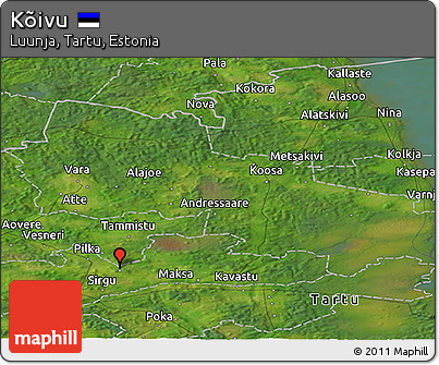 Satellite Panoramic Map of Kõivu