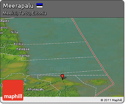 Satellite Panoramic Map of Meerapalu