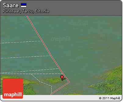 Satellite Panoramic Map of Saare