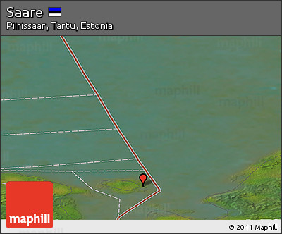 Satellite Panoramic Map of Saare