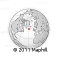 Outline Map of the Area around 58° 30' 22" N, 29° 40' 29" W, rectangular outline