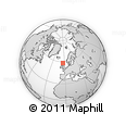 Outline Map of the Area around 58° 30' 22" N, 4° 10' 30" W, rectangular outline
