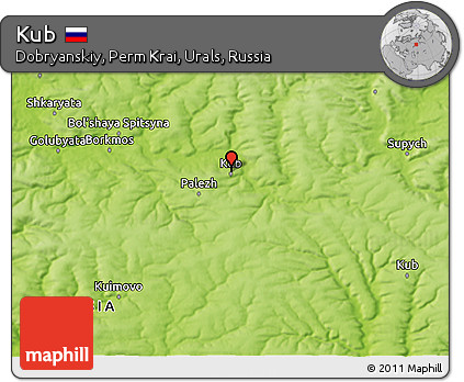 Physical 3D Map of Kub