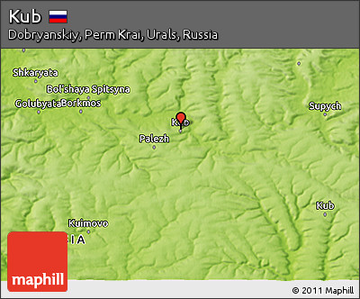 Physical 3D Map of Kub