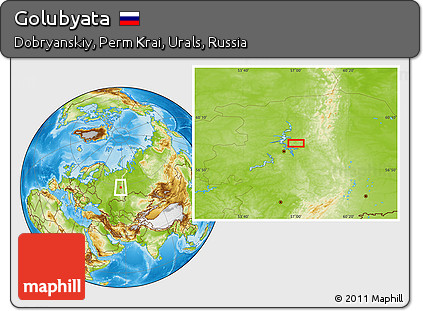 Physical Location Map of Golubyata