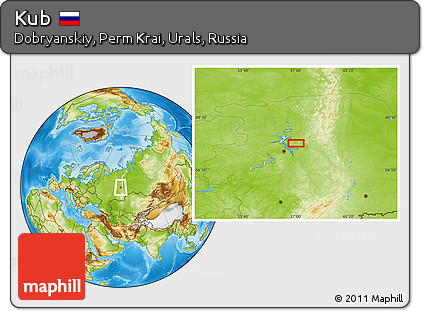 Physical Location Map of Kub