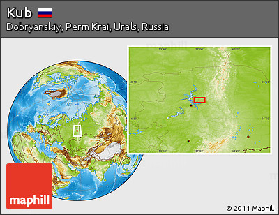 Physical Location Map of Kub