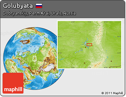 Physical Location Map of Golubyata