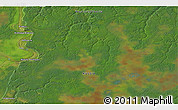 Satellite 3D Map of the area around 58° 30' 22" N, 68° 55' 30" E