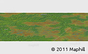 Satellite Panoramic Map of the area around 58° 30' 22" N, 70° 37' 30" E