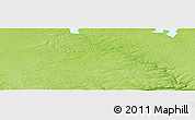 Physical Panoramic Map of the area around 58° 30' 22" N, 72° 10' 30" W