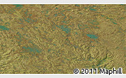 Satellite 3D Map of the area around 58° 30' 22" N, 73° 1' 30" W