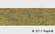 Satellite Panoramic Map of the area around 58° 30' 22" N, 73° 1' 30" W
