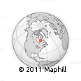 Outline Map of the Area around 58° 30' 22" N, 75° 34' 29" W, rectangular outline