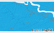 Political 3D Map of the area around 58° 30' 22" N, 81° 40' 30" E
