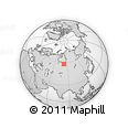 Outline Map of the Area around 58° 30' 22" N, 82° 31' 30" E, rectangular outline