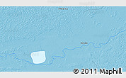 Political 3D Map of the area around 58° 51' 53" N, 118° 55' 30" W