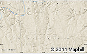 Shaded Relief Map of the area around 58° 51' 53" N, 119° 4' 29" E
