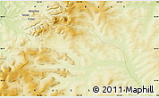 Physical Map of the area around 58° 51' 53" N, 123° 19' 29" E