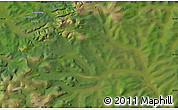 Satellite Map of the area around 58° 51' 53" N, 123° 19' 29" E
