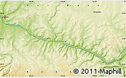 Physical Map of the area around 58° 51' 53" N, 126° 43' 29" E