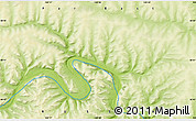 Physical Map of the area around 58° 51' 53" N, 128° 25' 30" E
