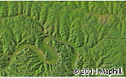 Satellite Map of the area around 58° 51' 53" N, 128° 25' 30" E