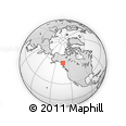 Outline Map of the Area around 58° 51' 53" N, 132° 31' 30" W, rectangular outline