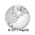 Outline Map of the Area around 58° 51' 53" N, 148° 49' 29" E, rectangular outline