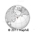 Outline Map of the Area around 58° 51' 53" N, 158° 10' 30" E, rectangular outline