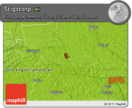 Physical 3D Map of Stigstorp