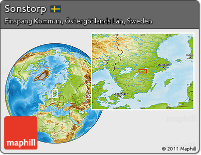 Physical Location Map of Sonstorp