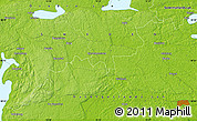 Physical Map of the area around 58° 51' 53" N, 15° 22' 30" E