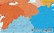 Political Map of the area around 58° 51' 53" N, 15° 22' 30" E