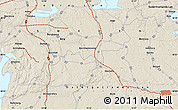 Shaded Relief Map of the area around 58° 51' 53" N, 15° 22' 30" E