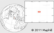 Blank Location Map of the area around 58° 51' 53" N, 16° 4' 29" W