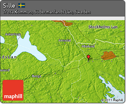 Physical 3D Map of Sille