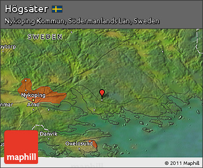 Satellite 3D Map of Högsäter