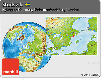 Physical Location Map of Studsvik