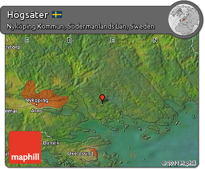 Satellite Map of Högsäter