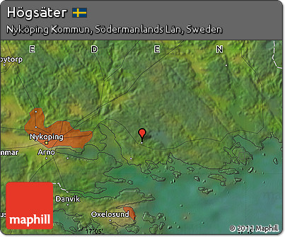 Satellite Map of Högsäter