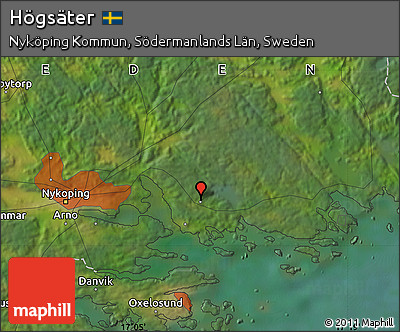 Satellite Map of Högsäter