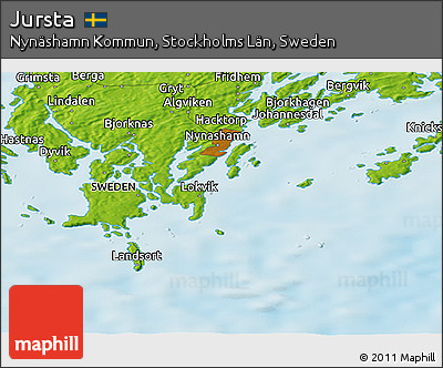 Physical Panoramic Map of Jursta